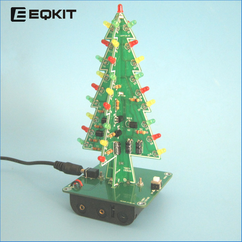 CTR-30 三色立体闪光圣诞树套件-EQKIT